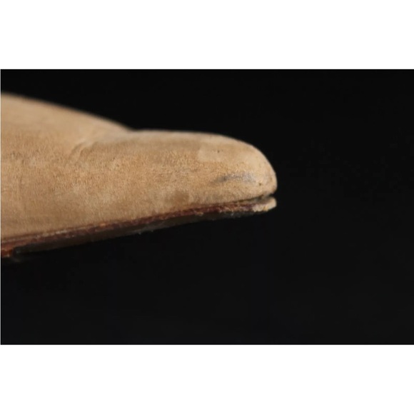 JIMMY CHOO Camel Suede Studded Detail Pointed Toe High Heel Knee Boots 37 - Picture 11 of 13